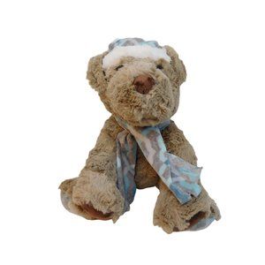 GT Gentle Treasures  DOG W/ HAT & SCARF 12" Plush